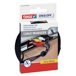 1160423 - Cable Manager univ.schwarz 10mm 5m