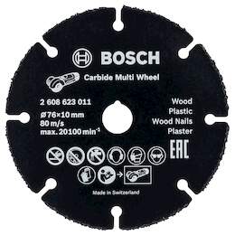 1261077 - Trennscheibe HM MultiWeel f. Metall , 76x1mm