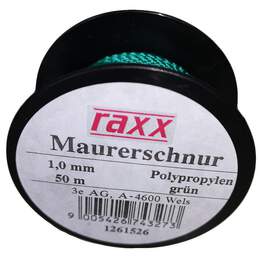 1261525 - Maurerschnur PP-geflochten rot 1,0mmx50m