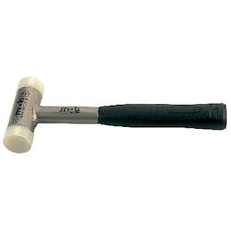 1263533 - Schonhammer 800g, 40mm KSt.Griff, Stahlrohrstiel