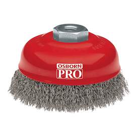 1035257 - Topfbürste gewellt M14 DM 80mm Stahldraht 0,30mm SB