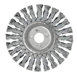 1035267 - Rundbürste gezopft DM 115mm Bohrung 22,2mm Stahldr. 0,50mm